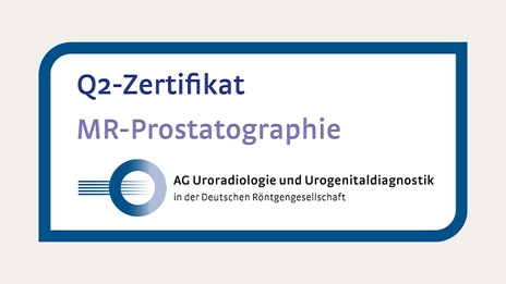 Zertifikat der Deutschen Röntgengesellschaft Prostatografie