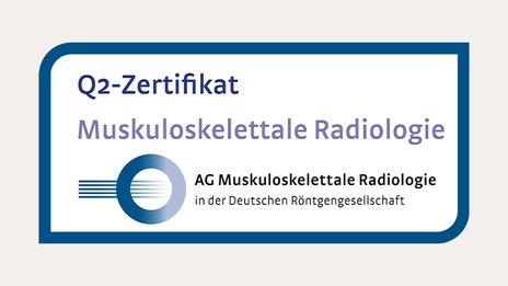 Zertifikat der Deutschen Röntgengesellschaft Muskuloskelettale Radiologie