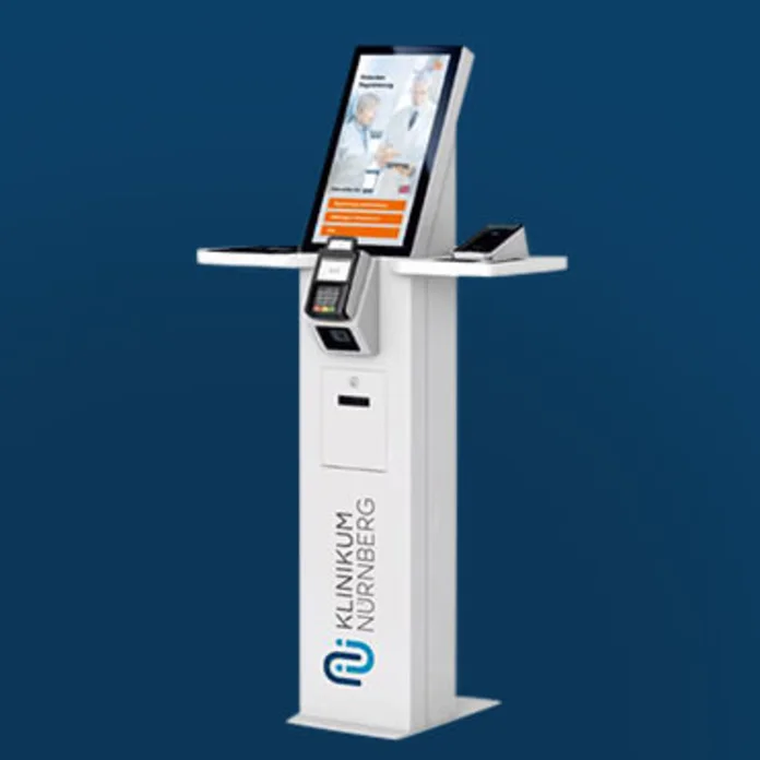  Das Terminal gleicht einem Check-In-Schalter am Flughafen. 