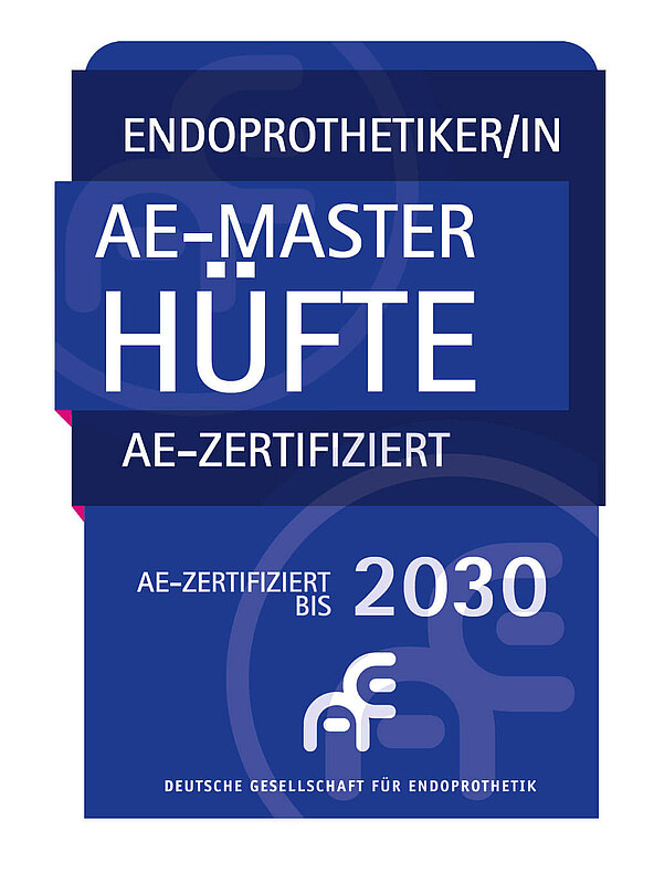 Zertifikat AE-Master Hüfte