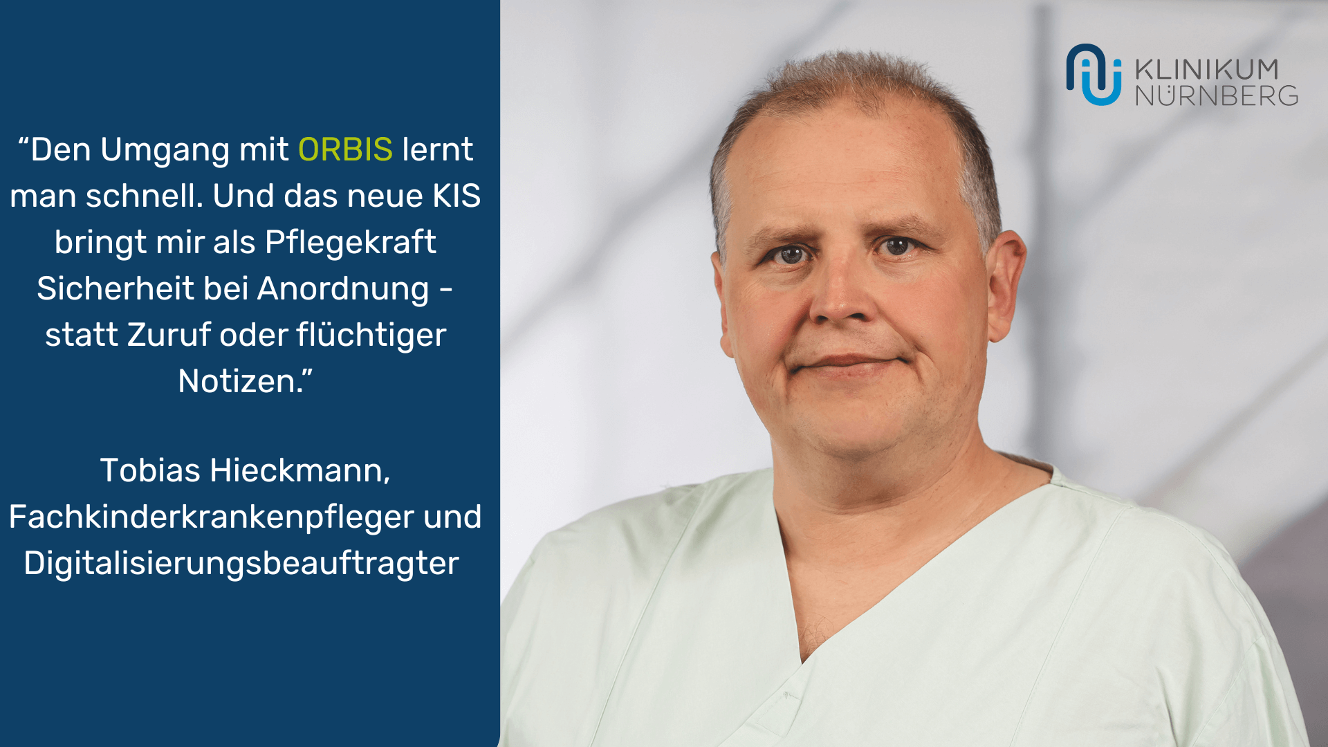 Zitat und Porträt von Hr. Hieckmann