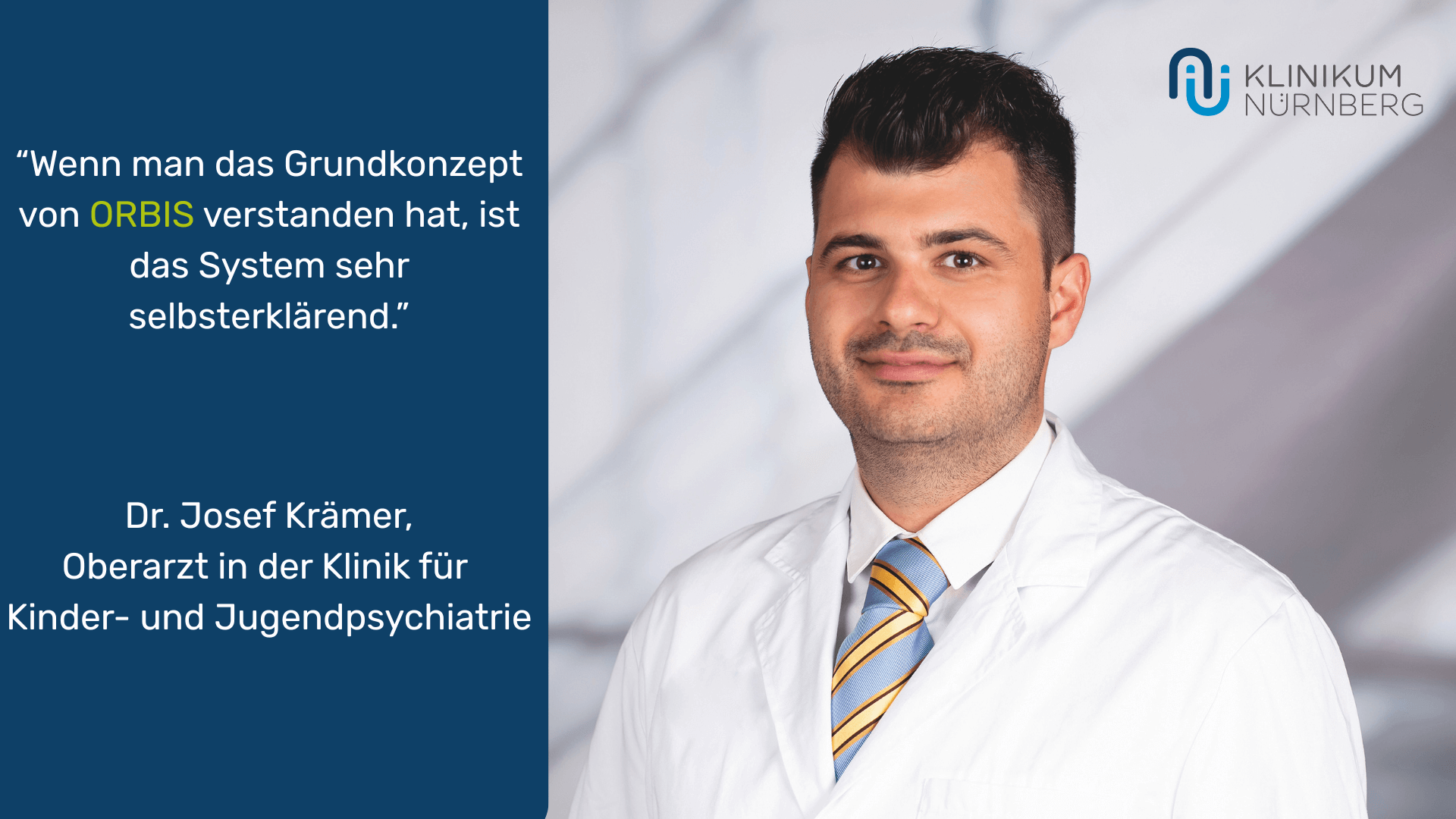 Zitat und Porträt von Dr. Krämer